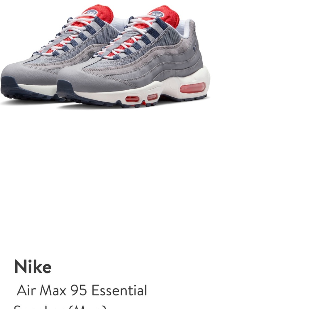 Nike Airmax 95 cement & red, gently used